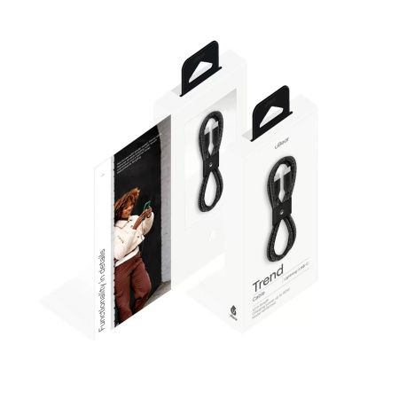 uBear кабель Type-C/Lightning Trend Cable 1.2м (черный) DC12BL12TR-CL uBear кабель Type-C/Lightning Trend Cable 1.2м (черный) DC12BL12TR-CL