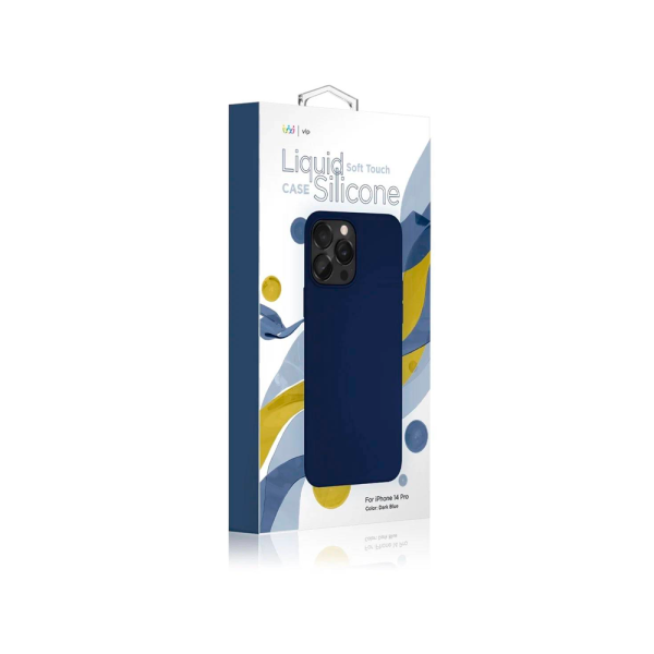 VLP чехол для iPhone 14 Pro Silicone case (темно-синий) 1051040 VLP чехол для iPhone 14 Pro Silicone case (темно-синий) 1051040