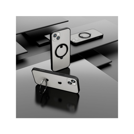 Levelo чехол для iPhone 14 Plus Ringo Multi-Functional MagSafe (прозрачный) LVLMAGRINGO14M-BK Levelo чехол для iPhone 14 Plus Ringo Multi-Functional MagSafe (прозрачный) LVLMAGRINGO14M-BK