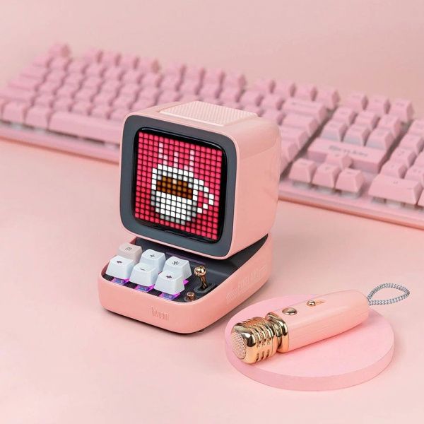 Divoom портативная акустика Ditoo Pro (розовый) Divoom портативная акустика Ditoo Pro (розовый)