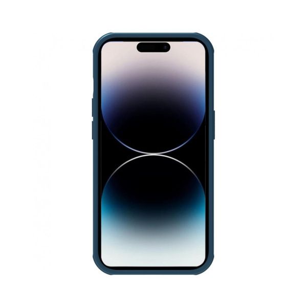 Nillkin чехол для iPhone 14 Pro Max Frosted Shield Pro (синий) 6902048248182 Nillkin чехол для iPhone 14 Pro Max Frosted Shield Pro (синий) 6902048248182