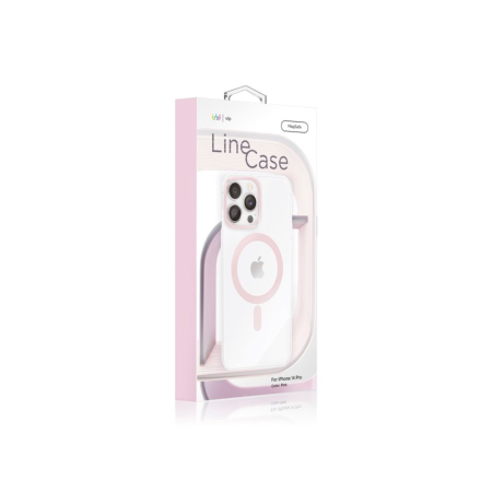 VLP чехол для iPhone 14 Pro Max Line case MagSafe (розовый) 1053038 VLP чехол для iPhone 14 Pro Max Line case MagSafe (розовый) 1053038