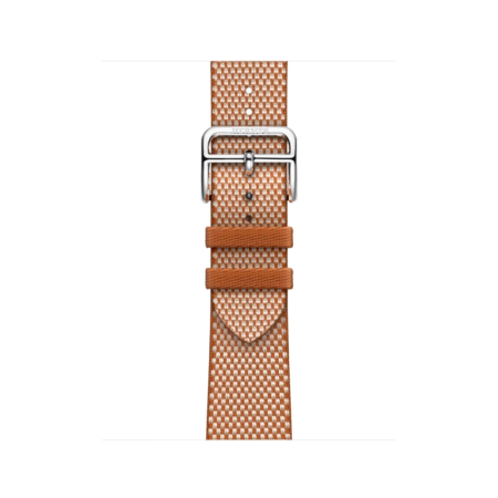 Apple Watch 11 46 Hermes, титан, серо-коричневый ремешок Toile H Single Tour Gold/Ecru Apple Watch 11 46 Hermes, титан, серо-коричневый ремешок Toile H Single Tour Gold/Ecru