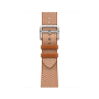 Apple Watch 11 46 Hermes, титан, серо-коричневый ремешок Toile H Single Tour Gold/Ecru Apple Watch 11 46 Hermes, титан, серо-коричневый ремешок Toile H Single Tour Gold/Ecru