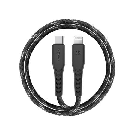 EnergEA кабель Type-C/Lightning NyloFlex C94 MFI 0.3м (черный) CBL-NFCL-BLK030 EnergEA кабель Type-C/Lightning NyloFlex C94 MFI 0.3м (черный) CBL-NFCL-BLK030