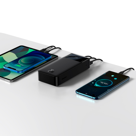 Baseus внешний аккумулятор Bipow 20W 30000mAh (черный) PPDML-N01 Baseus внешний аккумулятор Bipow 20W 30000mAh (черный) PPDML-N01