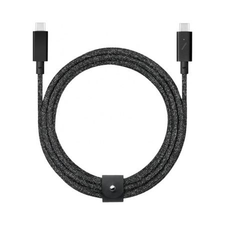 Native Union кабель Type-C/Type-C Belt 2.4м (черный) BELT-C-CSBK-PRO-NP Native Union кабель Type-C/Type-C Belt 2.4м (черный) BELT-C-CSBK-PRO-NP