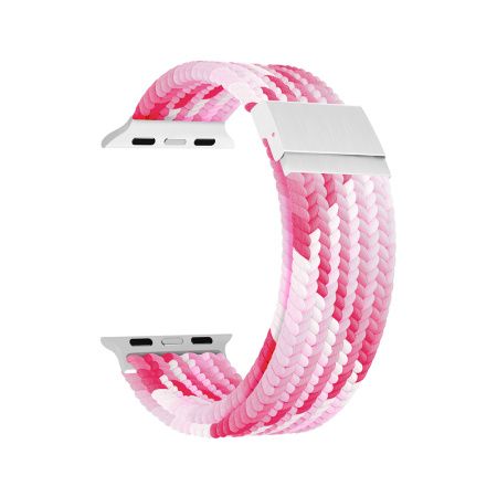 Lyambda ремешок Pleione 41 мм (розовый/белый) DSN-18-40-PK
