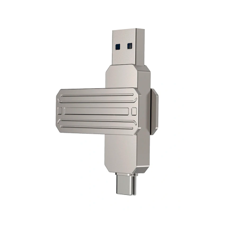 Wiwu флеш накопитель Infinite Wi-FD001 Type-C + USB A + Lightning 256GB (серебристый)