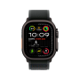 Apple Watch Ultra 2 49mm, черный, Trail Loop M/L черный ремешок