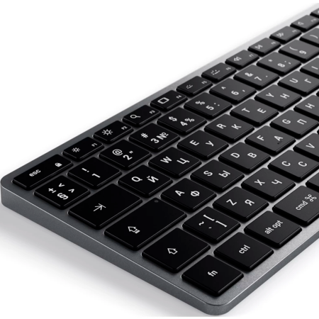 Satechi клавиатура беспроводная Slim X2 Rus (серый) ST-BTSX2M-RU