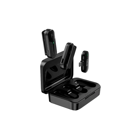 Wiwu петличный микрофон (2 шт.) беспроводной Type-C Wi-WM002 (черный)