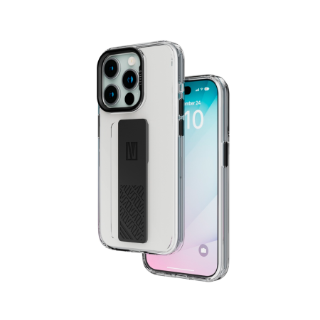 Levelo чехол для iPhone 15 Pro Graphia IMD Silicone Grip (черный) LVLGIS15PBK