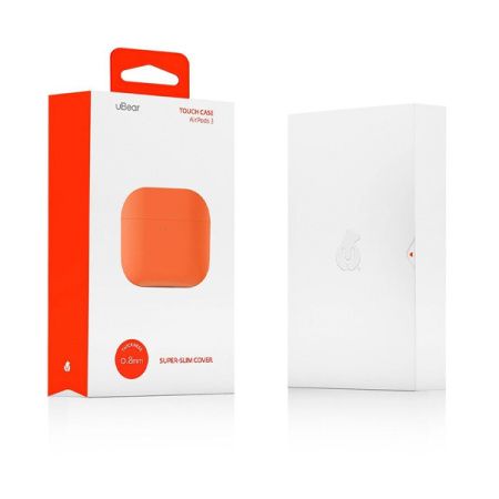 uBear чехол для AirPods 3 cиликоновый (оранжевый) CS64OR04-AP21