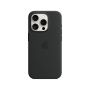 Apple чехол для iPhone 15 Pro Silicone Case MagSafe (черный) MT1A3ZE/A