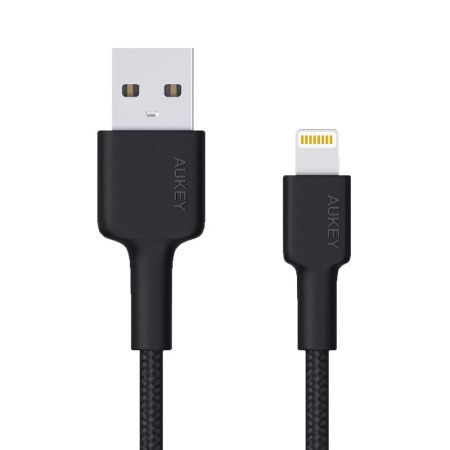 Aukey кабель USB A/Lightning 2м (черный) CB-AL05