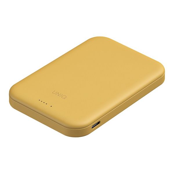 Uniq внешний аккумулятор MagSafe Lyden Lexa 15W 5000mAh (желтый) LYDENLEXA-CYELLOW
