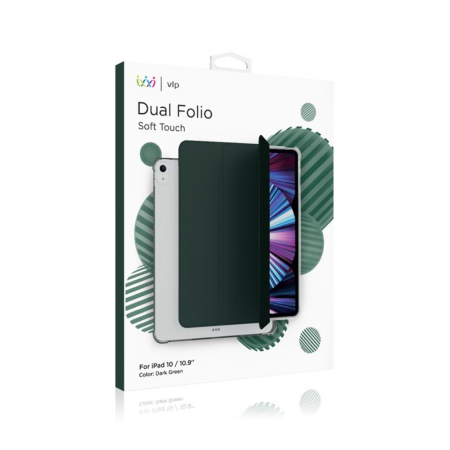 VLP чехол для iPad 10.9 (2022) Dual Folio (темно-зеленый) 1054003