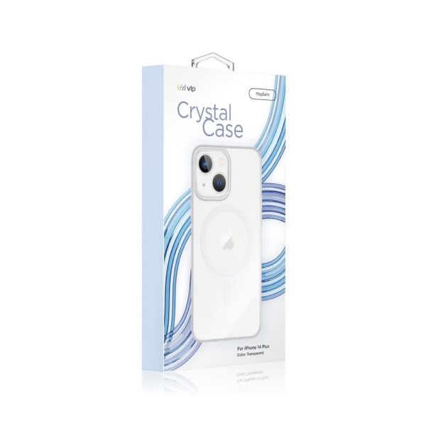 VLP чехол для iPhone 14 Plus Crystal case MagSafe (прозрачный) 1052006