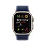 Apple Watch Ultra 2 49mm, натуральный, Trail Loop S/M синий ремешок