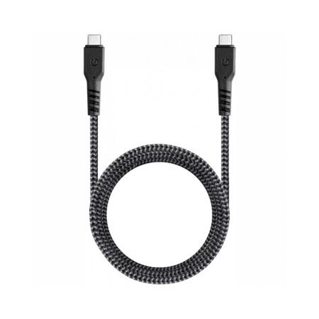 EnergEA кабель Type-C/Type-C FibraTough 1.5м (черный) CBL-FTCC5G-BLK150