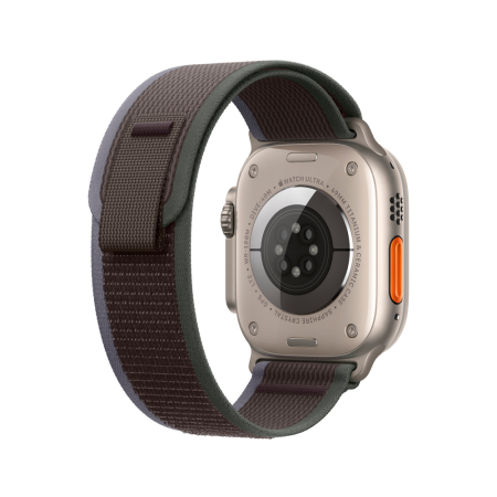 Apple ремешок Trail Loop 46/49 мм (S/M) (синий/черный) MT613ZM/A