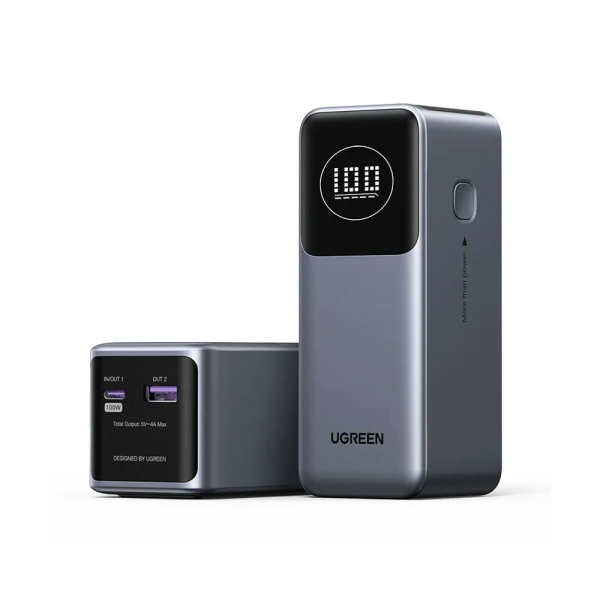 Ugreen внешний аккумулятор PB724 100W 12000mAh (серый) 35526B