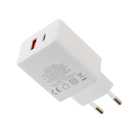 Baseus СЗУ Cube 20W Type-C + USB A (белый) P10111403213-00