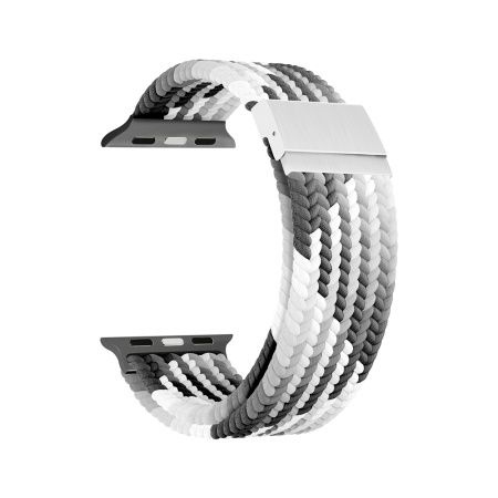 Lyambda ремешок Pleione 46/49 мм (черный/белый) DSN-18-44-BKW