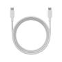 EnergEA кабель Type-C/Type-C Bazic GoCharge Weave 60W 480Mbps 1.5м (белый) CBL-GCWE-WHT150