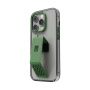 Levelo чехол для iPhone 14 Pro Morphix Clara Gripstand (зеленый/прозрачный) LVLMORPCLARA14P-GN