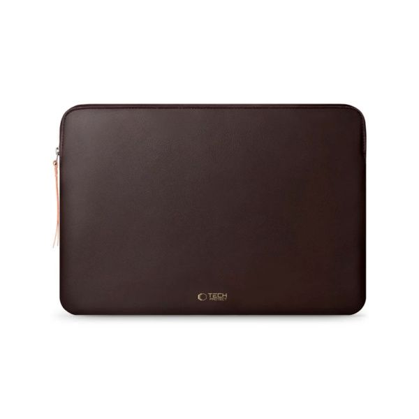 Tech-protect чехол-папка для MacBook 13.6 Fleece Laptop (темно-коричневый) 5906302362837