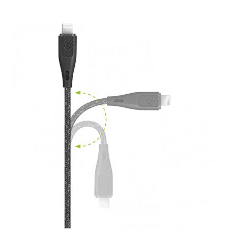 EnergEA кабель Type-C/Lightning Bazic GoCharge MFI C94 1.2м (черный) CBL-GCCL-BLK120