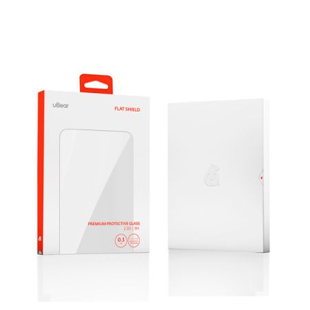uBear стекло для iPad 10.2 Flat Shield 2.5D GL74CL03F102-IA