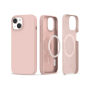 Tech-protect чехол для iPhone 15 Plus Silicone MagSafe (розовый) 9319456604276