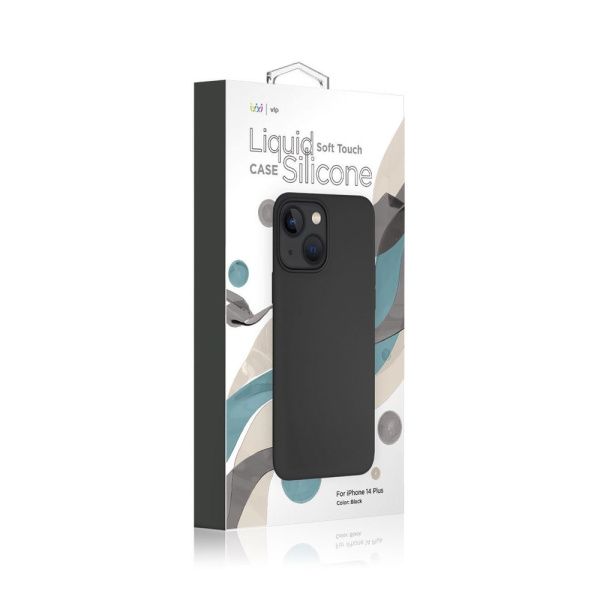VLP чехол для iPhone 14 Plus Silicone case (черный) 1051034