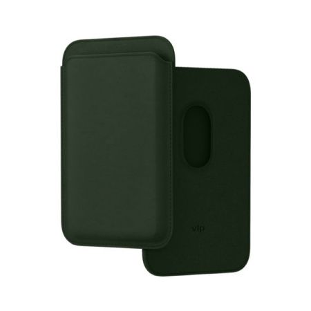 VLP бумажник MagSafe Leather (темно-зеленый) vlp-CHMS-DG