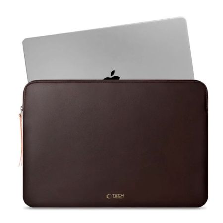 Tech-protect чехол-папка для MacBook 15.3 Fleece Laptop (темно-коричневый) 5906302362875