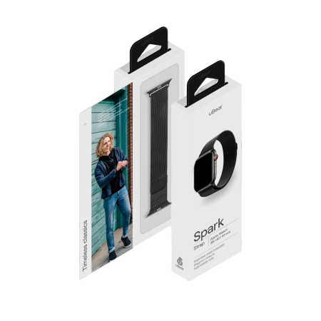 uBear ремешок Spark (S/M) 41 мм (черный) WB01BL02SM-AW