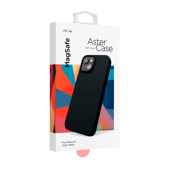 VLP чехол для iPhone 15 Plus Aster MagSafe (черный) 1057007
