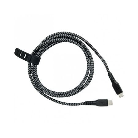 EnergEA кабель Type-C/Type-C FibraTough 1.5м (черный) CBL-FTCC5G-BLK150