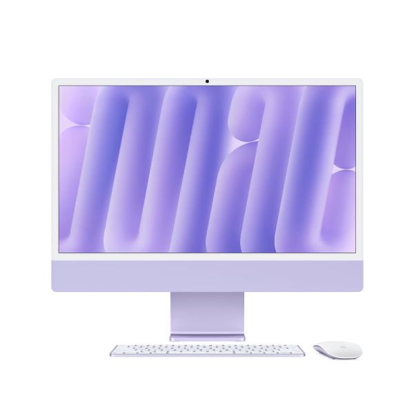 Apple iMac 24" 2024 M4 10CPU/10GPU/16GB/512GB SSD (фиолетовый)