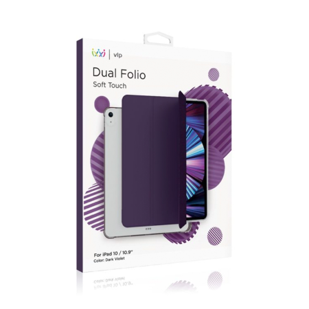 VLP чехол для iPad 10.9 (2022) Dual Folio (темно-фиолетовый) 1054005
