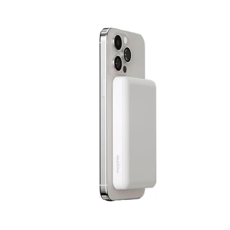 Mophie внешний аккумулятор MagSafe Snap+ Powerstation 5000mAh (белый) 401114320