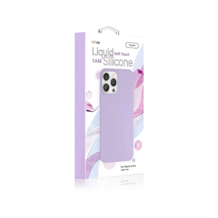 VLP чехол для iPhone 14 Pro Silicone case MagSafe (светло-фиолетовый) 1051020