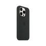 Apple чехол для iPhone 15 Pro Silicone Case MagSafe (черный) MT1A3ZE/A