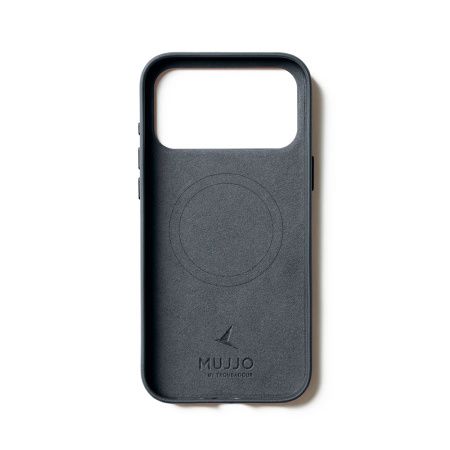 Mujjo чехол для iPhone 17 Pro Max Full Leather Case MagSafe (темно-синий) MUJJO-CL-063-BS