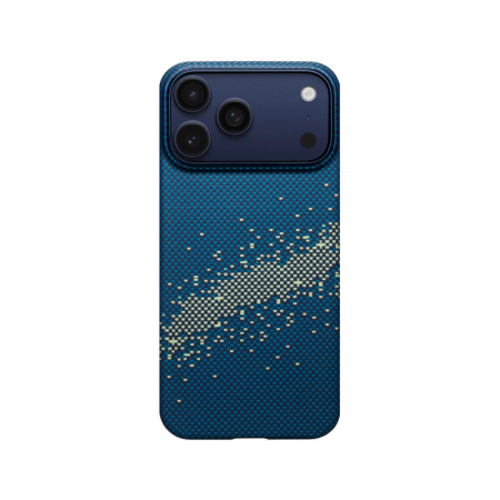 Pitaka чехол для iPhone 17 Pro Max Ultra-Slim Case PitaTap Milky Way MagSafe (синий)