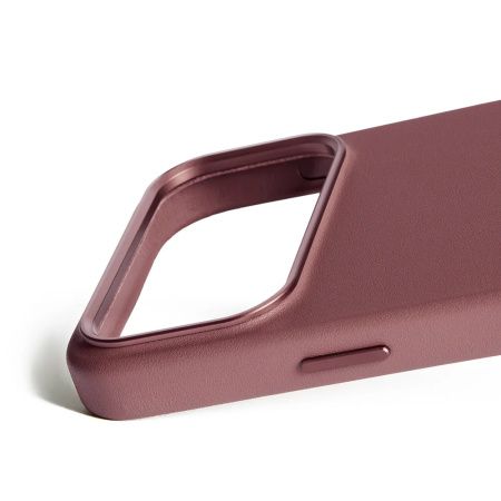 Mujjo чехол для iPhone 17 Pro Max Full Leather Case MagSafe (темно-красный) MUJJO-CL-063-BR