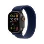 Apple Watch Ultra 2 49mm, черный, Trail Loop S/M синий ремешок